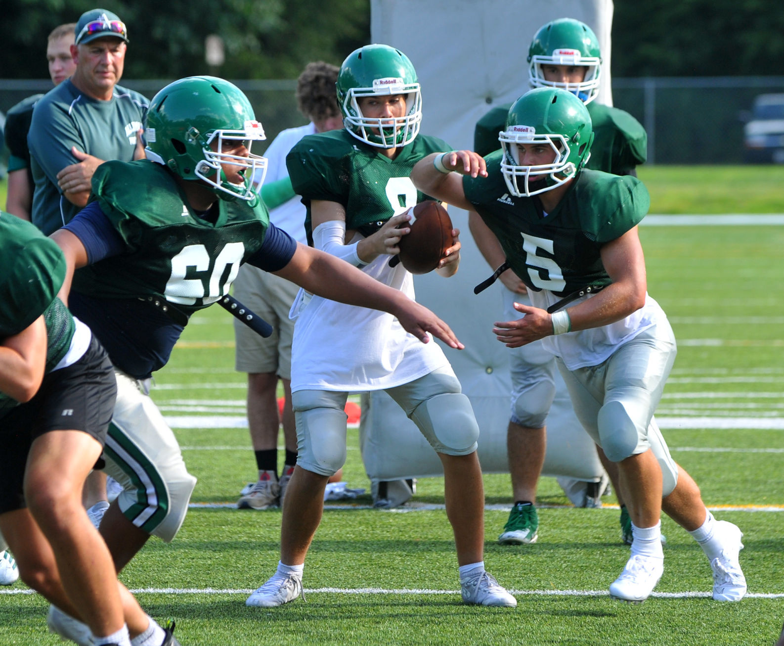 Alleman football practice